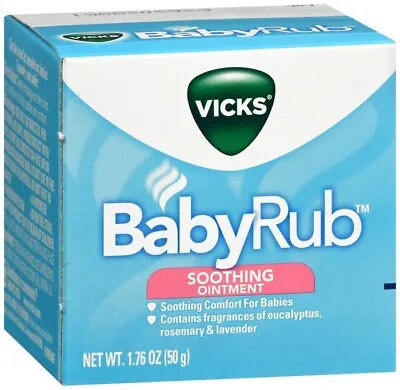 Vicks Vaporub Baby Soothing Ointment 50 Gm (1.76 Oz) • $10.59