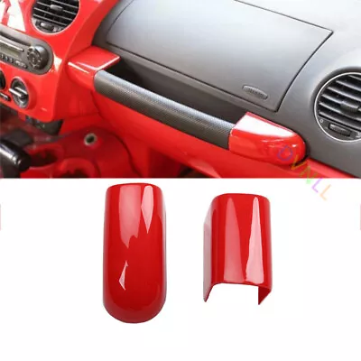Dashboard Co-pilot Handle Cover Trim For Volkswagen Beetle 2003-2012 Bright Red • $43.78