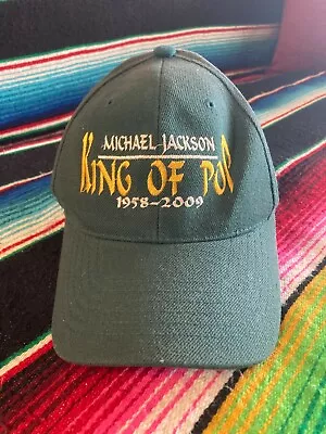 1958-2009 Michael Jackson King Of Pop Memorial Rest In Peace Hat Cap Strapback  • $19.99