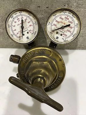 Victor Equipment Co Sr 450 D Brass Regulator Pressure Gauge 3000 Psig 476 • $50