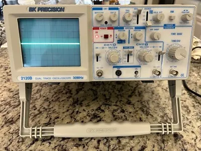 BK Precision 2120B Dual Trace Oscilloscope 30 Mhz W/Powercord • $140