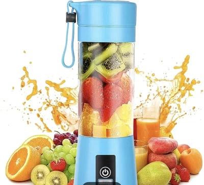 Portable Mini Juicer Blender Fresh Juice Smoothie Maker Quick Convenient Speedy- • £13.99
