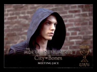 2013 The Mortal Instruments: City Of Bones Box Topper Gold Parallel Card S-6 • $4