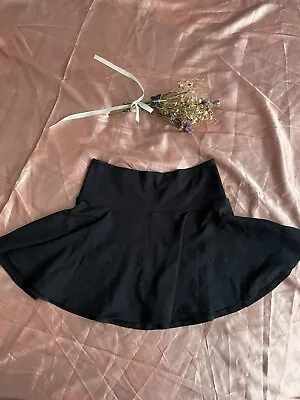 Y2k 2000s Punk Goth Black Cheeky Micro Mini Skirt S • $20