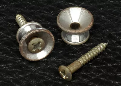 $7.90 • Buy Gotoh Guitar Strap Buttons Endpins • Chrome • Aged / Relic EP-B2AC
