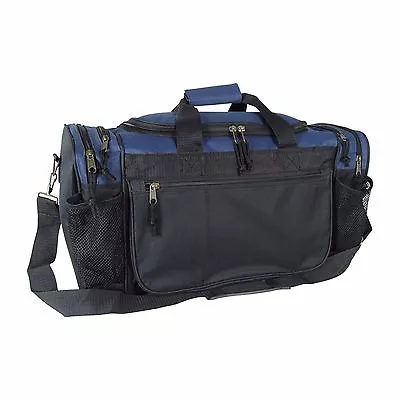 Brand New Duffle Bag Sports Duffel Bag In Navy Blue And Black Gym Bag • $24.99