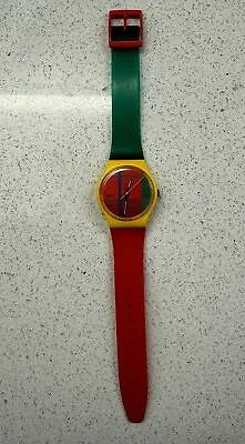 Swatch McGregor GJ100 1985 - 1980’s Works Includes New Battery • $149.97