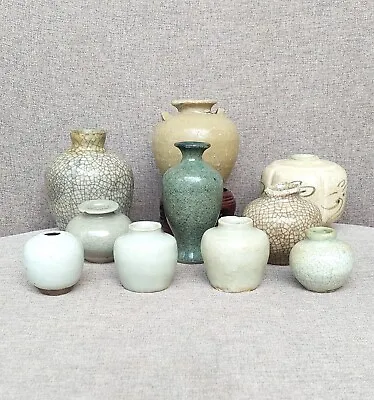 Rare!!Lot Of 10pcs Antique Chinese Ming Dynasty Celadon Jarlet • $562.50