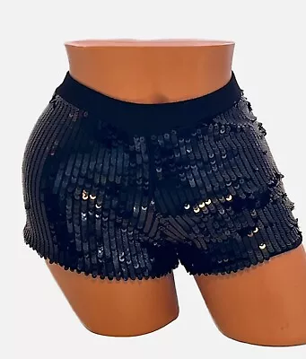 Women's Short Sequin Medium Black Roller Derby  • $18.99