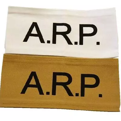 £7.99 • Buy WW2 Style Home Front Arm Bands - WWII Type Home Guard ARP And LDV ~ New