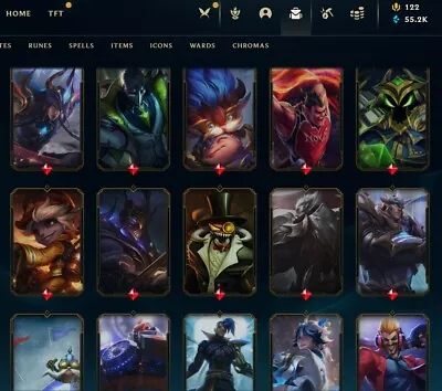 League Of Legends Account EUW - Level 532 459 Skins • £375