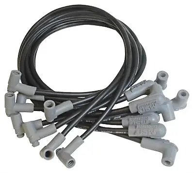MSD Spark Plug Wires Spiral Core 8.5mm Blk 90 Deg Boots Big Block V8 Set 31293 • $143.95