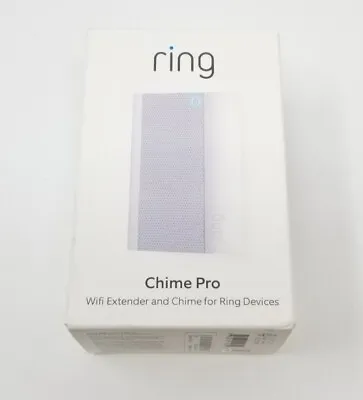 New Ring Chime Pro Wi-Fi Extender And Chime For Devices Smart Doorbell White • $30.99