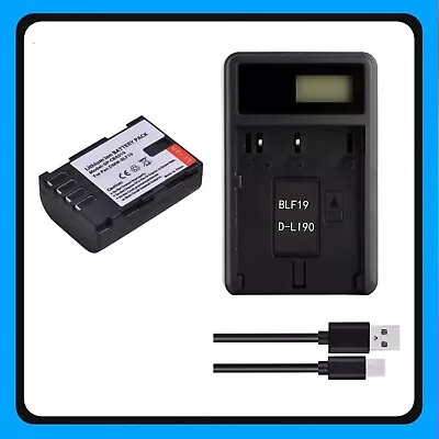 Battery 2600mAh +Charger For Panasonic DMW-BLF19 DMW-BTC10 Lumix DMC-GH4 DMC-GH5 • $33.90