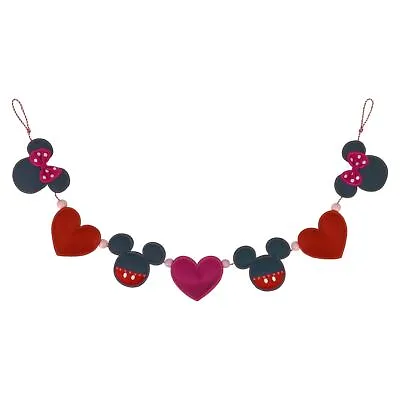 Disney's Mickey Mouse & Minnie Mouse Valentine's Garland By Celebrate Together™ • $27.50