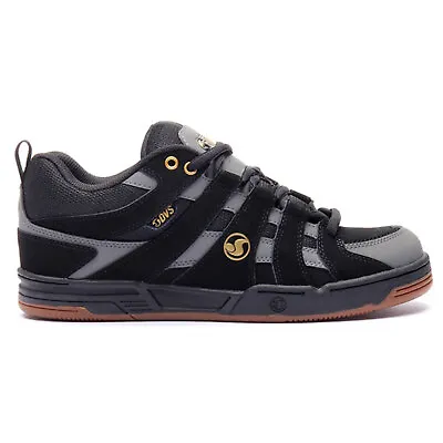 DVS Men's Primo Black Charcoal Gold Low Top Sneaker Shoes Clothing Apparel Sk • $153.90