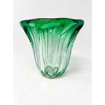 Glass Vase From Val Saint Lambert 1970s • $130