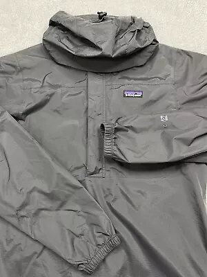Patagonia Men's L/S 1/4 Zip H2NO (83930SP12) Hoodie Pullover Rain Jacket S. • $65.84