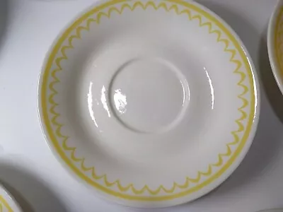 Vintage Cavalier Ironstone Royal China 6  Saucer Plate Jubilee Pattern USA • $4.99