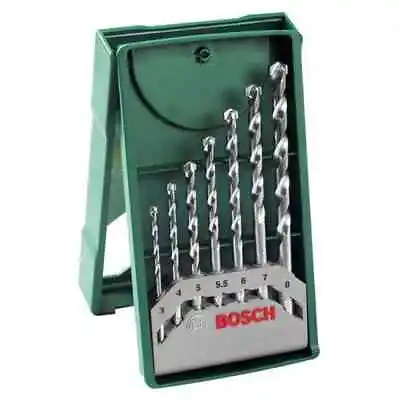 Bosch 7 Pieces Xline Masonry Heavy Duty Drill Bit Set For Brick Stone 2607019581 • £8.49