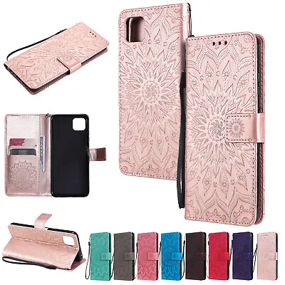 Case For Samsung J4 J6 Plus J6 Flower Pattern PU Leather Flip Wallet Case Cover • $13.74