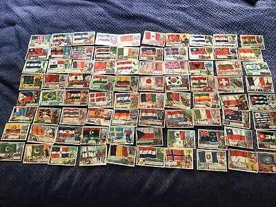 A&BC Gum Cards  Flags Of The World - Complete Set X 80 - VGC • £9.99