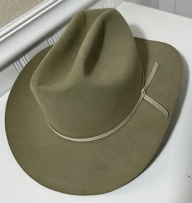 Vintage Cowboy Hat Mad Hatters Of Granbury Texas Rodeo Brim Western Size 7 1/4 • $89.75