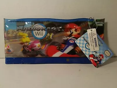 Lot (4)Mario Kart Wii Pencil Case Pen Pouch Zippered Binder Storage Bag Nintendo • $19.99