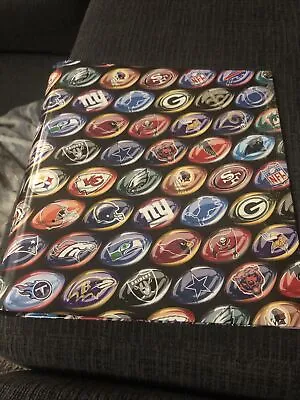  VTG NFL Binder CrownPro 2001 - 1  Metal Ring Bucs Chiefs Raiders Bills. NOS • $3.99