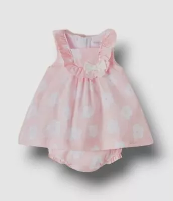 $100 Mayoral Baby's Girl's Pink Floral Shorts & Dress Size 6-9M • $32.38