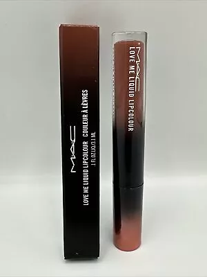 Mac Love Me Liquid Lipcolour Lipstick LIPGLOSS 499 COFFEE & CIGS FAST SHIP! • $20