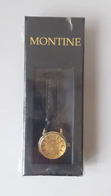 Montine Ladies Wristwatch In Sealed Box With 24 Ct Gold Leaf Dial • $18.66