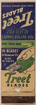 Lion Matchbook Cover Treet Razor Blades Ever Ready Shaving Brush Advertisement • $4.95