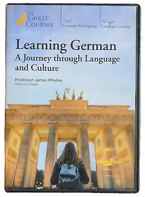 The Great Courses Learning German A Journey Through Language & Culture DVD Only • £35