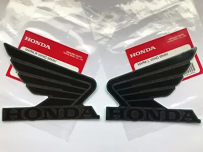 Honda GENUINE Wing Fuel Tank Decal  Sticker 95mm BLACK + GREY ** UK STOCK **  • £9.85