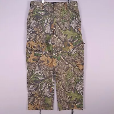 Mossy Oak Obsession Pants Mens Large 36-38 Camoflauge Cargo Hunting Outdoor • $29.99