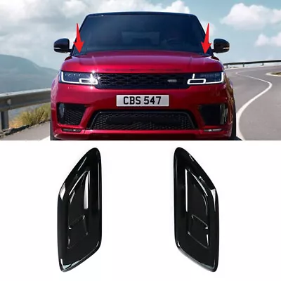 2PCS Front Hood Bonnets Air Vents Cover Fit For Range Rover Sport 2018-2022 • £81.60