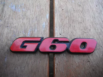 Vw Mk2 Golf Vr6 Corrado G60 Rear Badge Genuine Red 357853675 Passat Jetta • $49.79