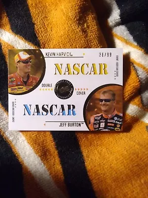 $7.95 • Buy 2008 Harvick/Burton Double Cover 36/99 Race-Used Car Covers Press Pass Eclipse 