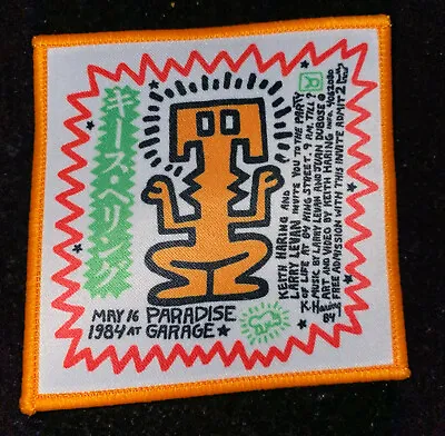 Keith Haring & Paradise Garage Iron-On Patch Larry Levan Disco Nightclub 80s Nyc • $7