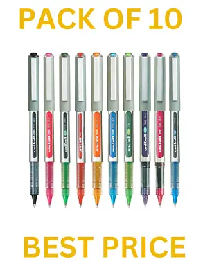 10 X Uni Ball UB-157 EYE FINE Rollerball Pen Mix Colour Set Best Price On Ebay • £13.35