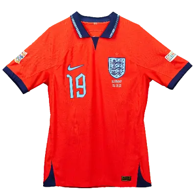 £1 • Buy £1 Charitable Donation For: Signed Match Worn England 2022/23 Away Shirt