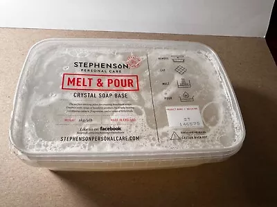 Stephenson Ultra Clear Melt And Pour Crystal Soap Base 2 Lb • $18