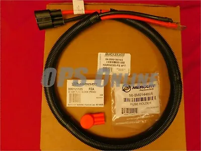 New/ OEM Mercury Verado Power Steering Pump Power Harness 4 FT - 8M0150103 • $75.46