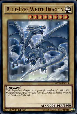 BLUE-EYES WHITE DRAGON MVP1-EN055 ULTRA RARE 1ST ED MOVIE PACK  Yugioh • £5.49