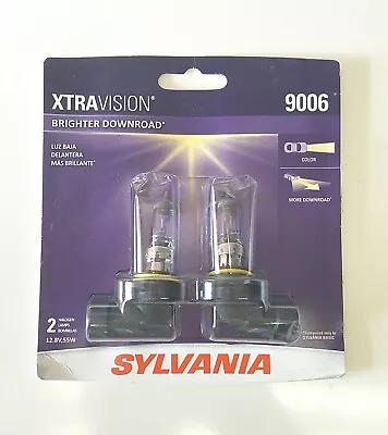 SYLVANIA - 9006 XtraVision - High Performance Halogen Headlight Bulb (2 Bulbs) • $13.95