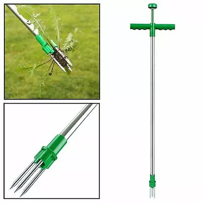 Weed Puller Weeder Twister Twist Pull Garden Lawn Root Remover Killer Tool • £10.90