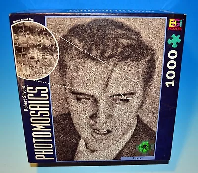 Elvis Presley Puzzle Photomosaics Robert Silvers 1000 Piece Puzzle • $10.99