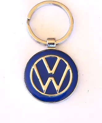Vintage Peninsula Volkswagen Vic Vw Badge Logo Car Dealership Key Chain Keyring • $11.09