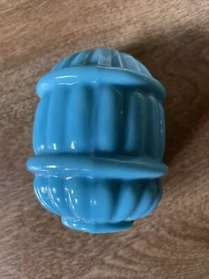 Vintage Blue Milk Glass Bird Cage Feeder Or Waterer Seed Water Cup • $14